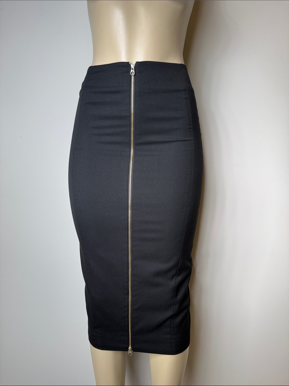 Ted Baker London Black Pencil Skirt with Center Zip